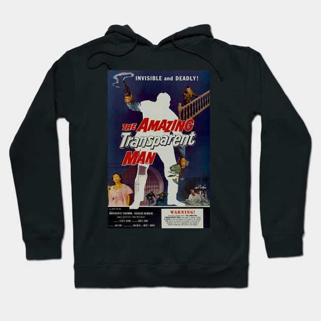 The Amazing Transparent Man (1960) Poster 3 Hoodie by FilmCave